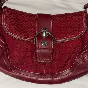 Coach Red Shoulder Bag